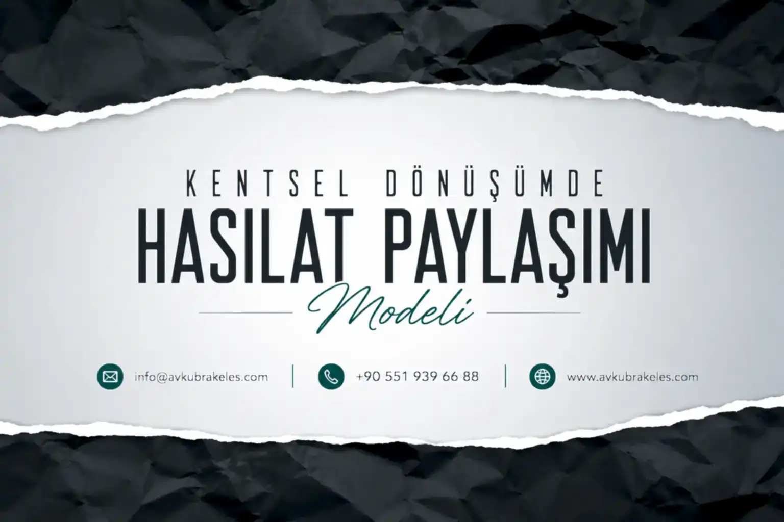 Kentsel Dönüşümde Hasılat Paylaşımı Modeli